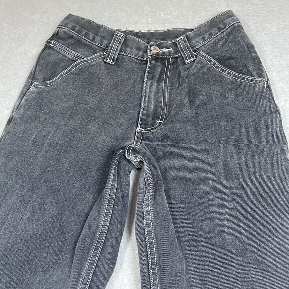 J Galt Jeans Womens Size Small Black Charcoal Carpenter Straight Leg 90s Y2K - Picture 2 of 10
